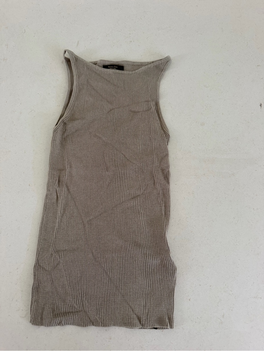 Neutral Ribbed Tank - Picture 2 of 2